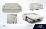 Perry Light Grey Fabric Sleeper Sofa - Ornate Home