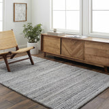 Palti Charcoal Area Rug - Clearance