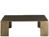 Eclipse Black Nickel 46" Wide Cocktail Table