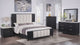 Kara Black Queen Panel Bed