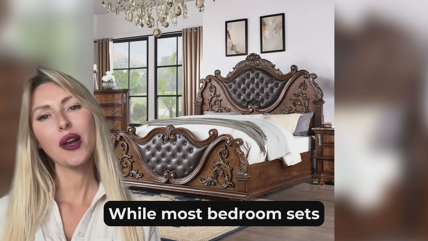 Esparanza Pearl White 5 Pc. Queen Bedroom