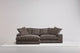 Plunge Dark Brown Sectional