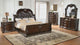 Stanley Cherry Brown Sleigh Bedroom Set