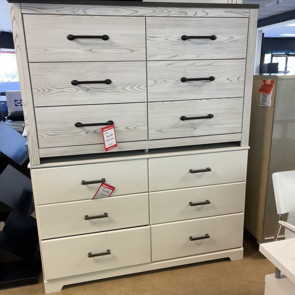 Gerridan White & Gray Dresser