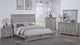 Beckett Rustic Gray Footboard Bench Panel Bedroom Set