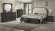 Hamilton Charcoal/Brownish Gray King Upholstered Storage Platform Bed