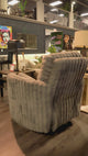 Cordoba Pewter Swivel Manual Recliner