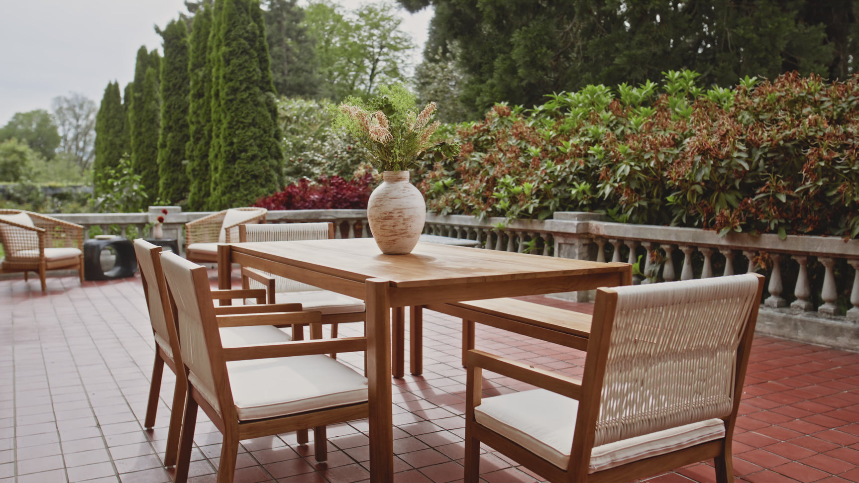 Luce Natural Outdoor Dining Chair