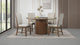 Shari Brown/Beige 5-Piece Round Dining Set