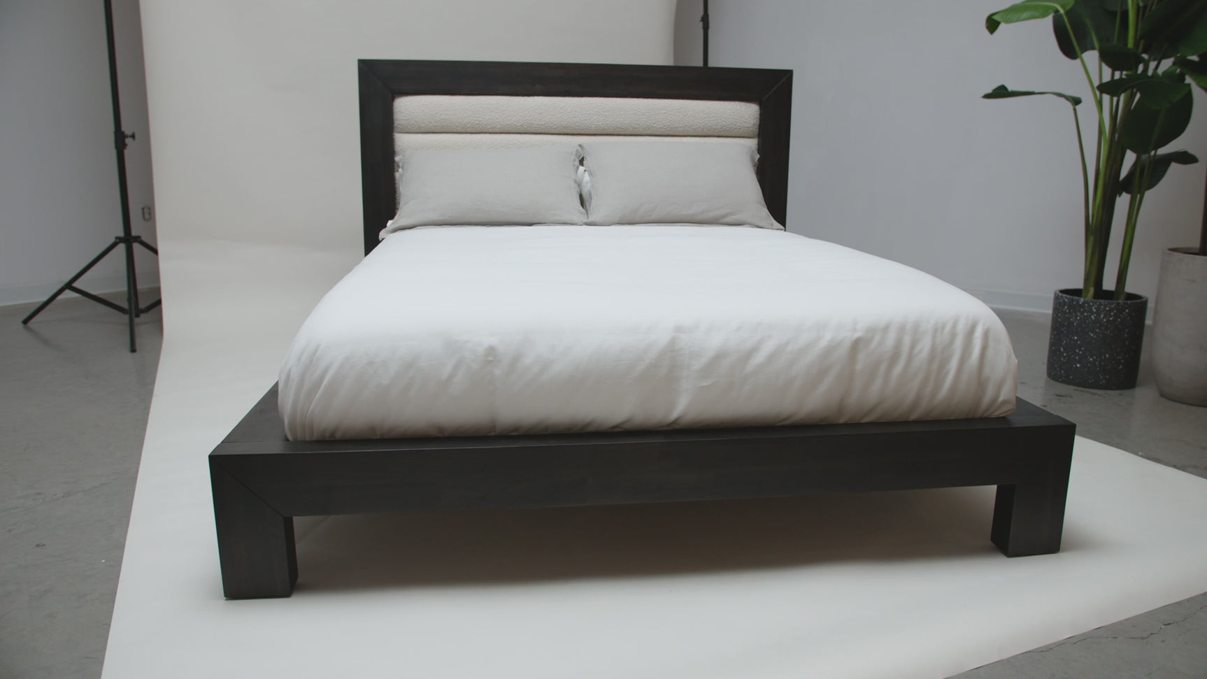 Ashcroft Beige Queen Bed