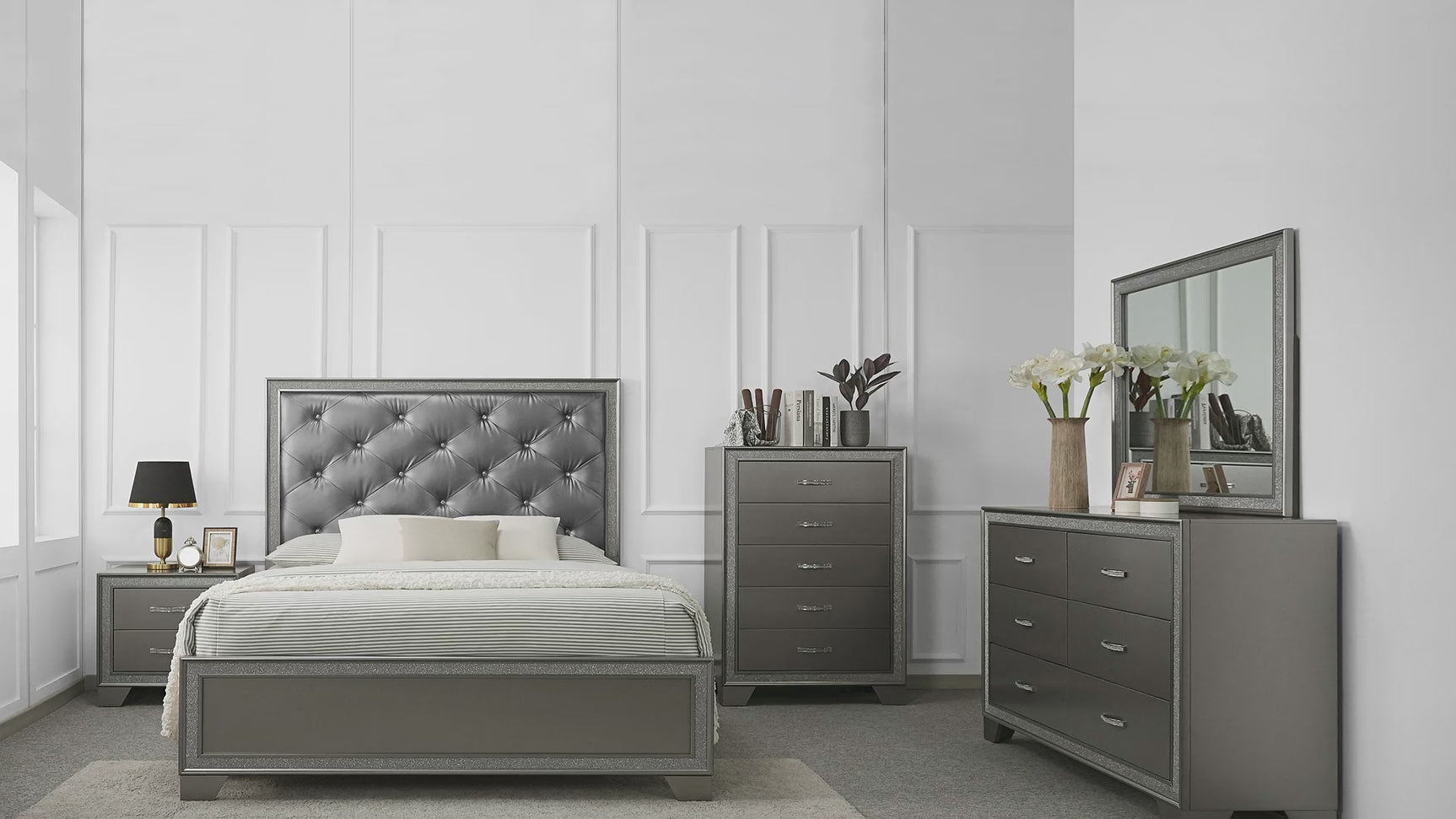 Kaia Gary Upholstered Panel Bedroom Set
