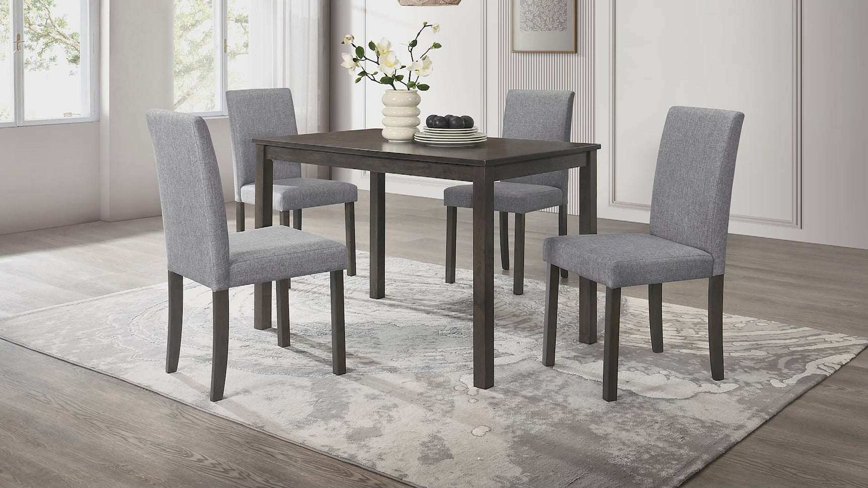 Melshire Brown/Gray 5-Piece Dining Set