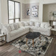 Zoey Black Ellipse Coffee Table