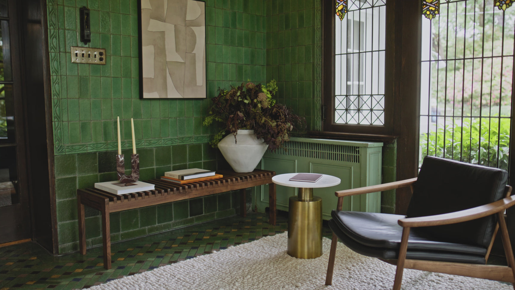 Rohe Walnut Brown Bench