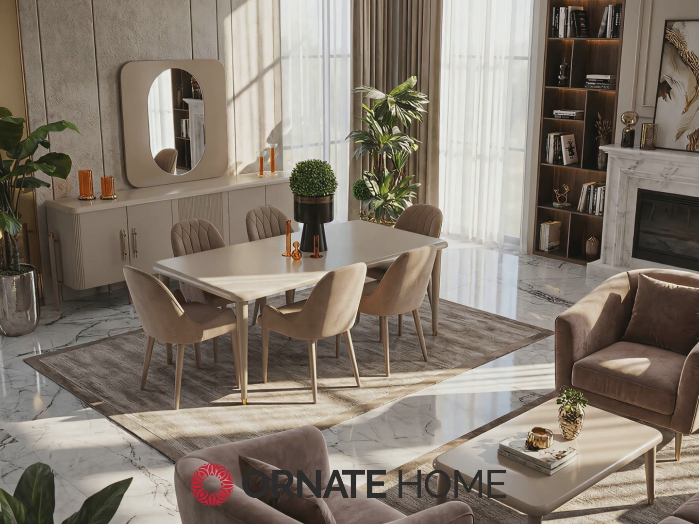 Asos Beige Dining Table