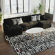 Zoey White Ellipse Coffee Table