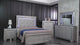 Lillian Silver LED Panel Bedroom Set