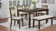 Avasa Cream/Brown 6-Piece Dining Set