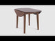 Berringer Rustic Brown Drop Leaf Dining Table (Online Special Price)