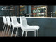 Magnus White & Silver Barstool (Set of 2)