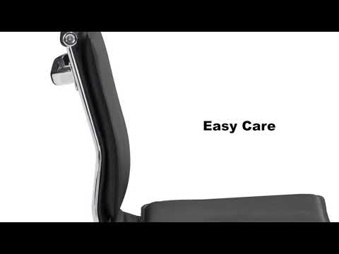 Lider Black Plus Armless Office Chair