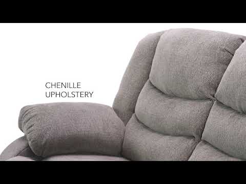 Tulen Gray Manual Reclining Loveseat