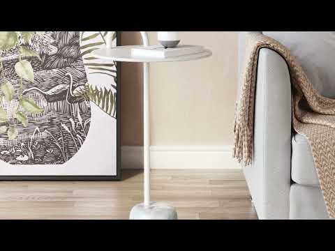 Will White Side Table