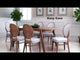 Regents Walnut & Light Gray Dining Chair (Set of 2)