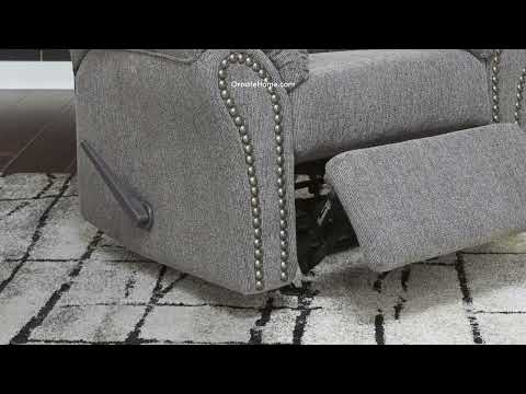 Allmaxx Pewter Sofa, Loveseat and Recliner