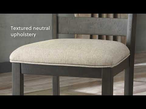 Rokane Brown Dining Room Table & Chairs (Set of 7)