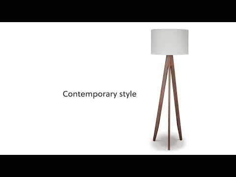Dallson Brown Floor Lamp (Online Special Price)