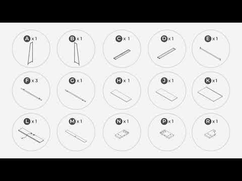 Yarlow Black 36" Home Office Desk with Shelf (Online Special Price)