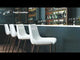 Magnus White & Walnut Barstool (Set of 2)