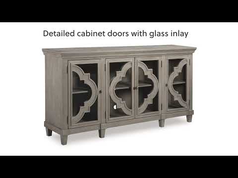 Fossil Ridge Gray Accent Cabinet