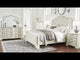 Arlendyne Antique White King Upholstered Bed