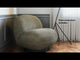 Myanmar Olive Green Accent Chair