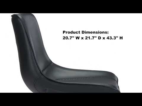 Magnus Black Barstool (Set of 2)