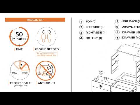 Piperton Two-tone Brown/White Dresser