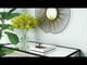 Comet Black & Gold Round Mirror