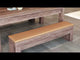 Bonker Brown Storage Bench (Set of 2)