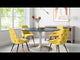 Metropolis Gray & Silver Dining Table (60")