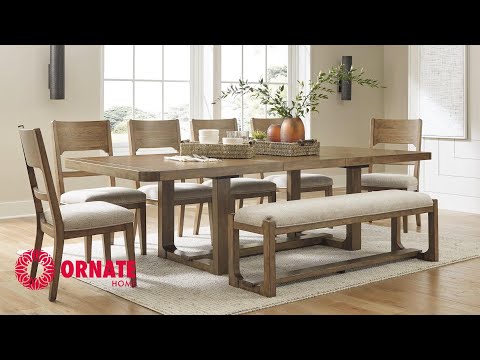 Cabalynn Light Brown Dining Room Set / 5pc (Online Special Price)