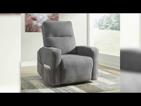 Starganza Gray Power Lift Recliner
