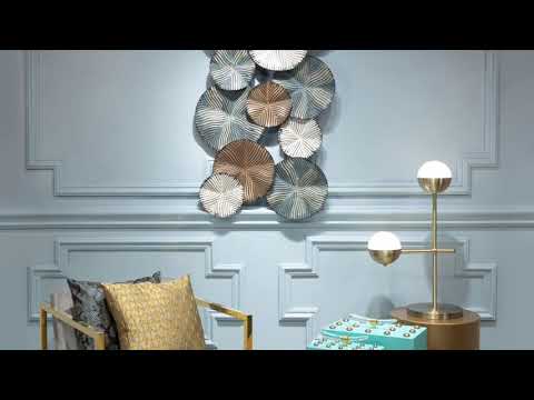 Waterloo White & Bronze Table Lamp