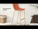 Adele Orange & Gold Barstool (Set of 2)