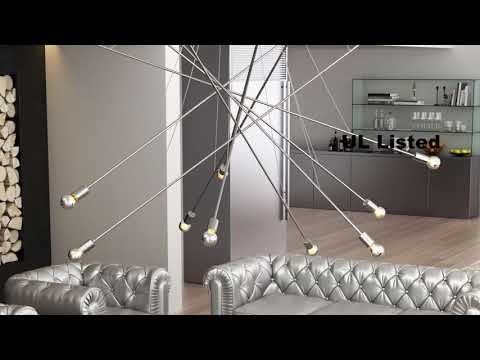 Belief Chrome Ceiling Lamp