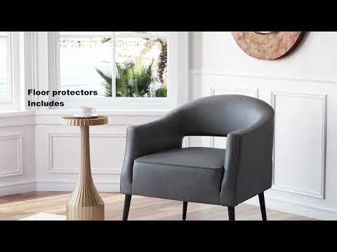 Berkeley Vintage Gray Accent Chair
