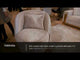 Valdosta Beige/Gold Loveseat