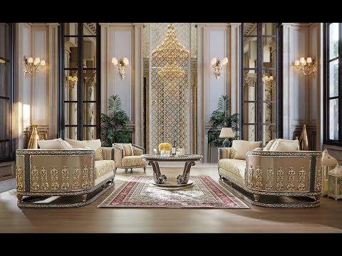Toscana Luxe Beige Sofa / HD-S9011