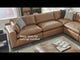 Emilia Caramel Leather Modular Sectional Units